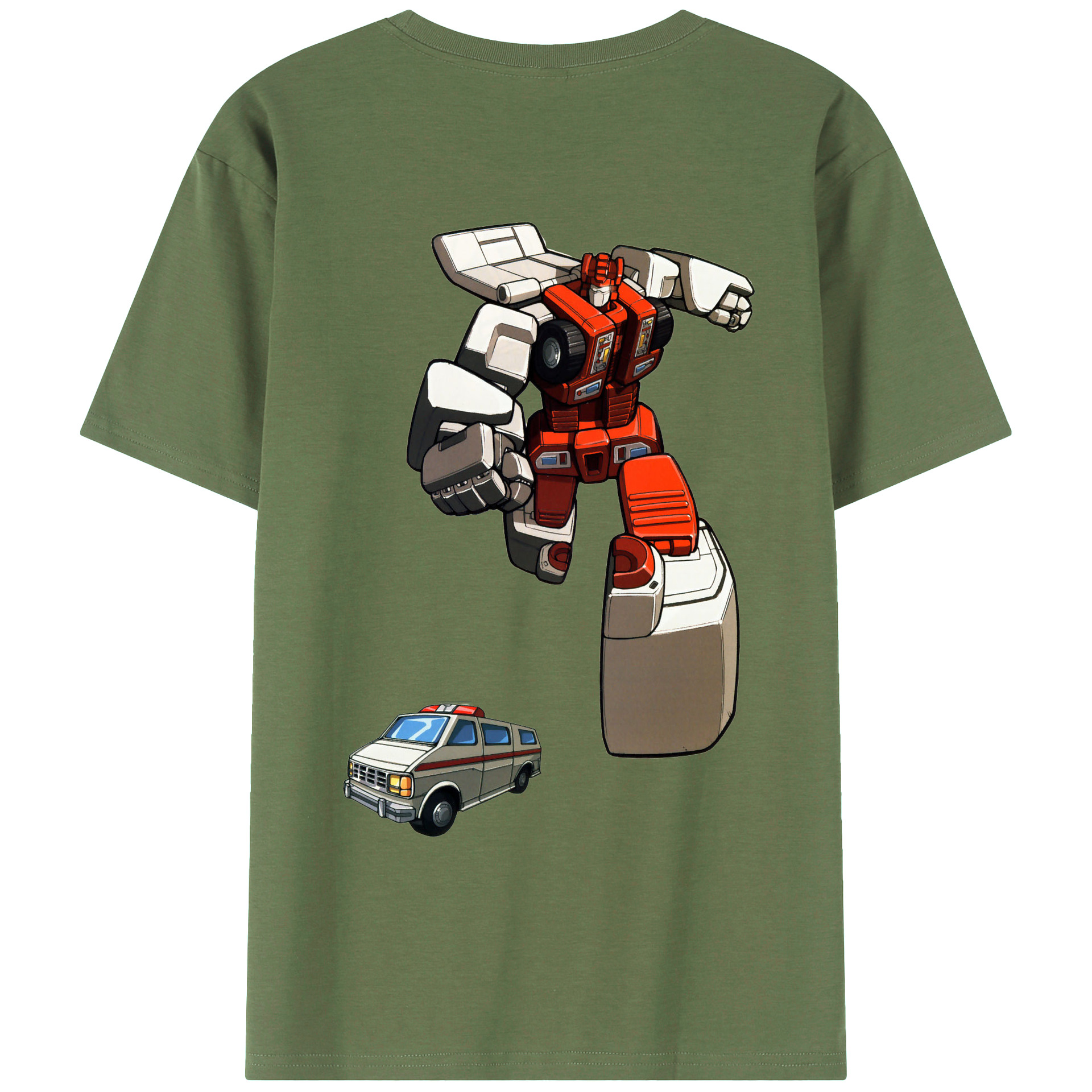 （画像用）  綿100％ メンズ半袖Tシャツ（バックプリント） 通気性